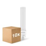 Mehrfachpackung 10x Noxion Lucent PL-S LED 4.3W - 830 Warmweiß | 2-Pins - Ersatz Für 9W